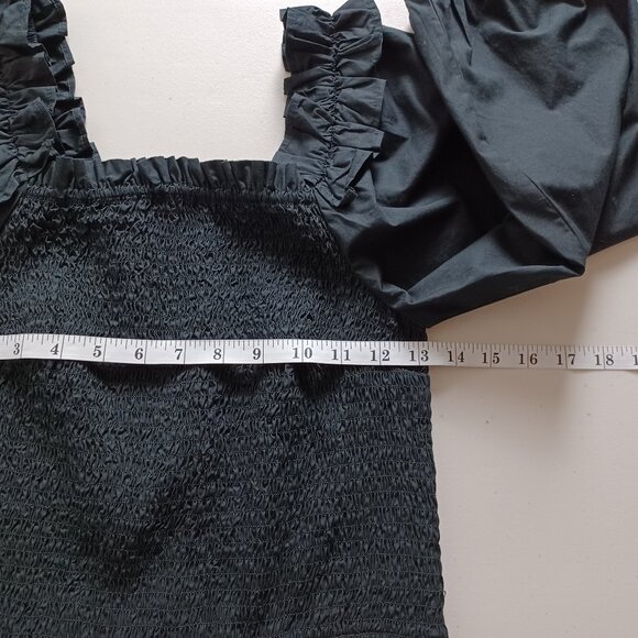 The Drop Marisol On/Off-Shoulder Cotton Smock Blouse - Picture 12 of 16